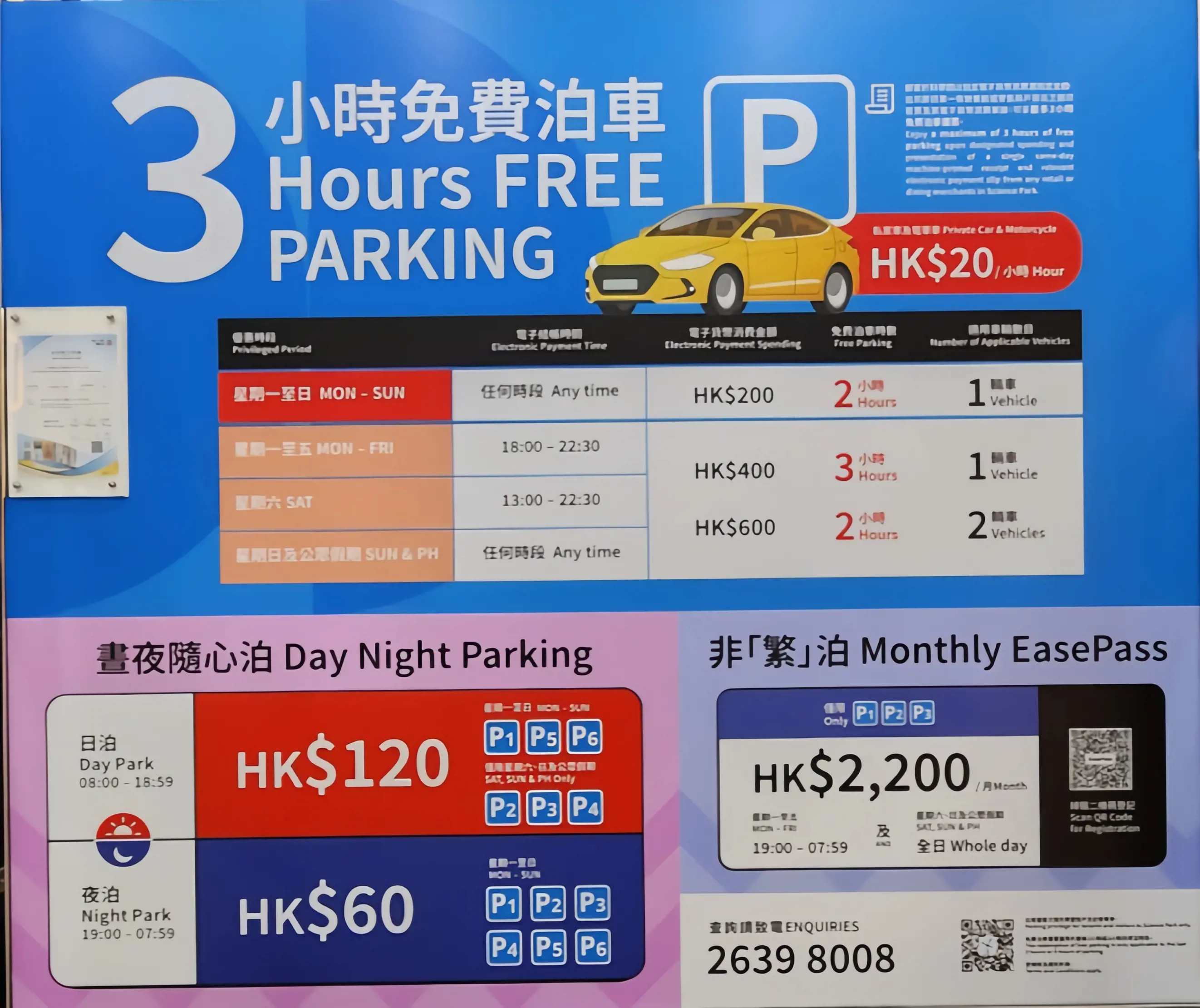 科學園Science Park免費泊車優惠26年